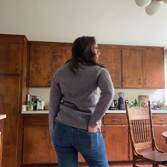 Patagonia Better Sweater 1/4 Zip Fleece in birch white - Picture 2 of 6